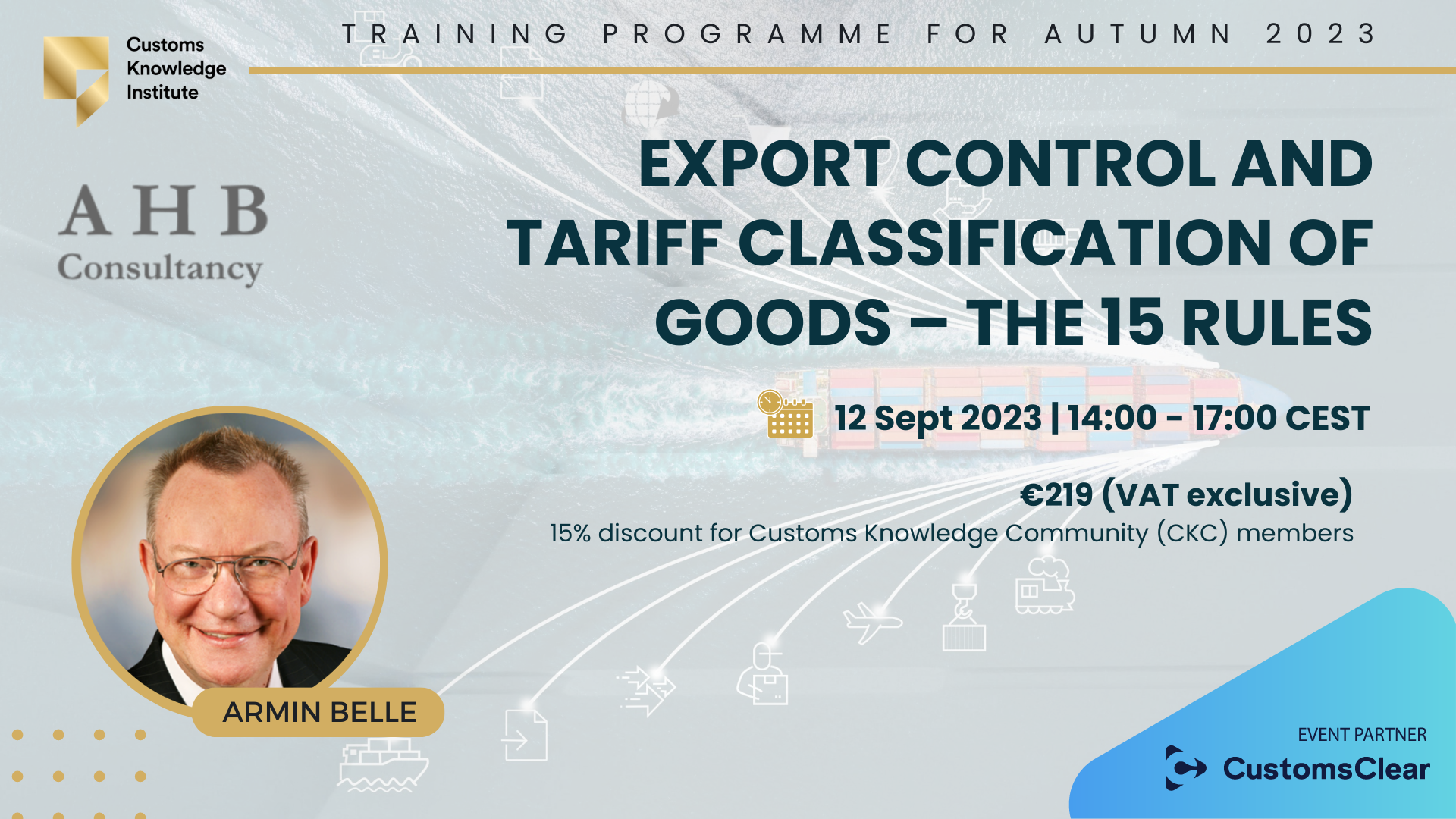 Export control and tariff classification of goods – the 15 rules